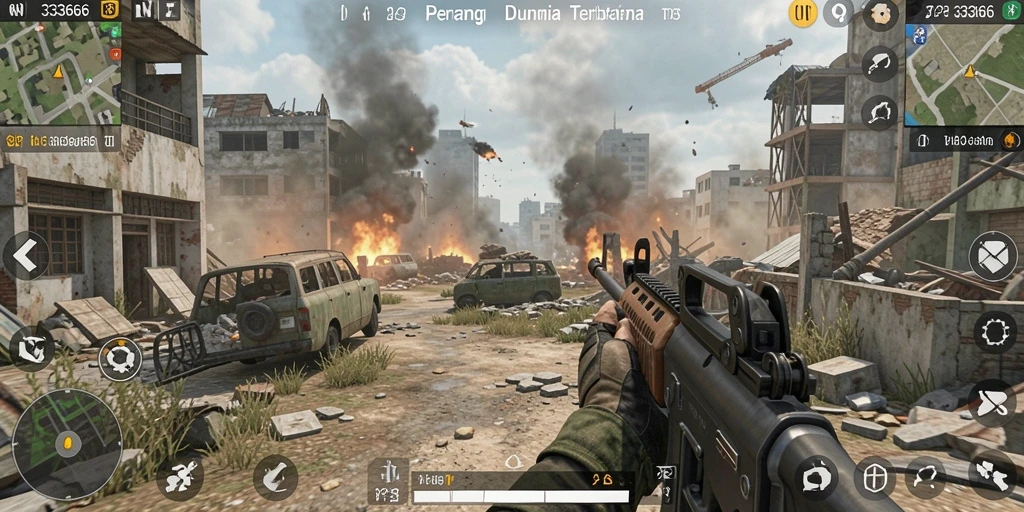 Gameplay TPS yang seru dan menegangkan di 333666.
