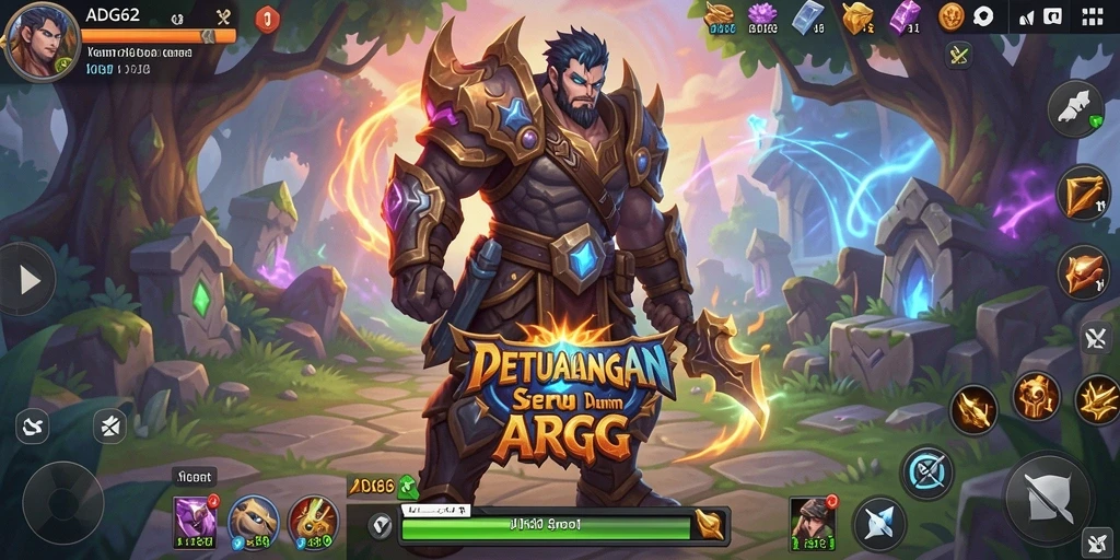 Tampilan gameplay ADG62 yang mendebarkan dan penuh aksi.