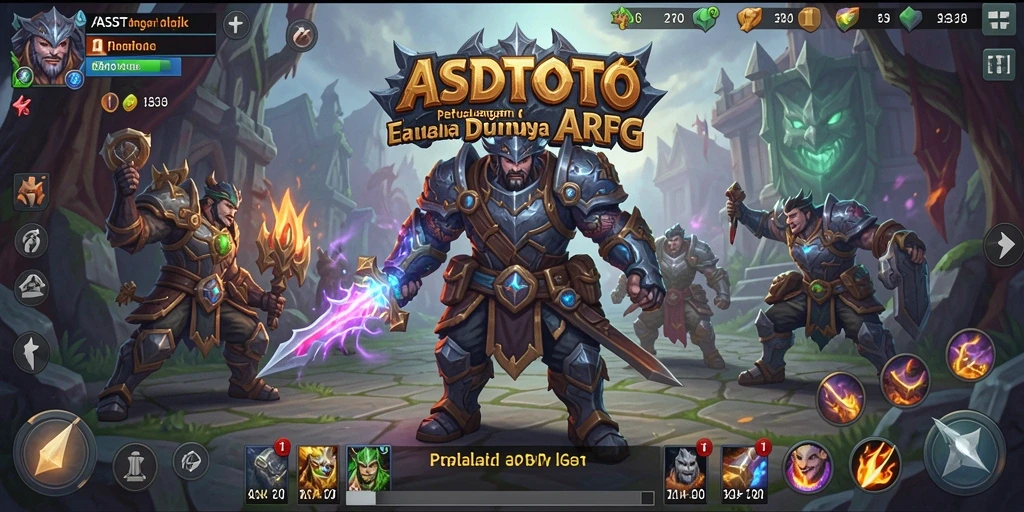 Menampilkan pertarungan seru dalam dunia ARPG ASDTOTO.