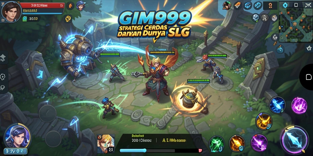 Gameplay dinamis di dalam GIM999 yang penuh strategi.