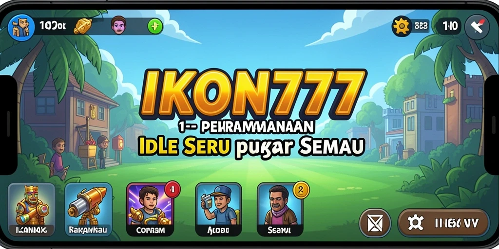 Tampilan gameplay IKON777 yang menakjubkan dan adiktif.