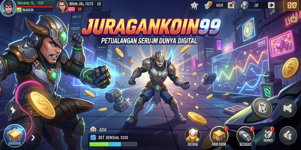 Gameplay petualangan seru di JURAGANKOIN99.
