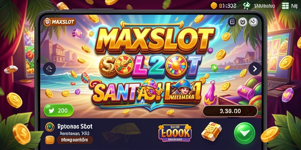 Screenshot gameplay menarik dari MAXSLOT dengan berbagai mesin slot.