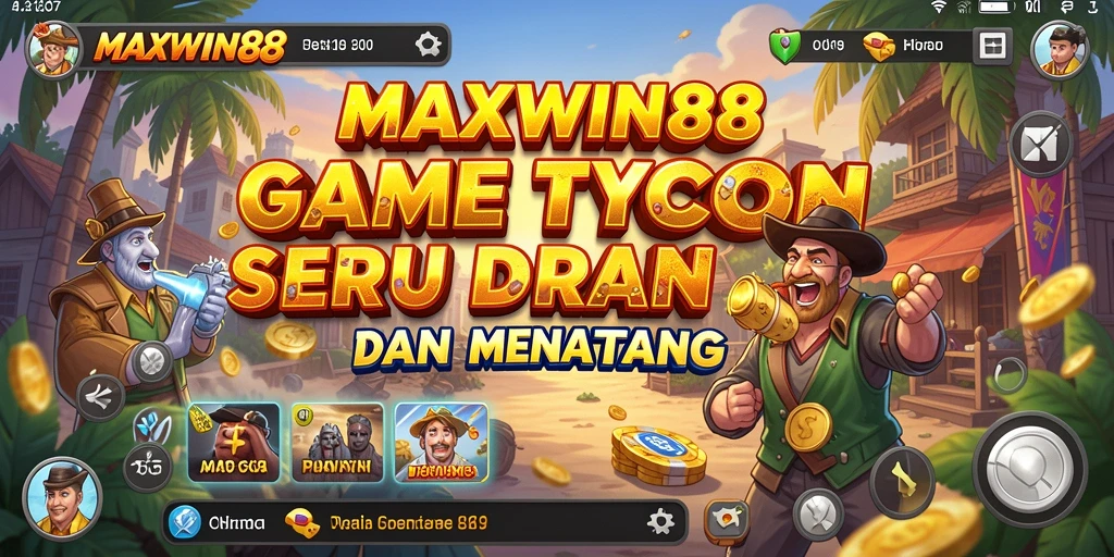 Tampilan gameplay Tycoon yang seru dan menarik di MAXWIN88.