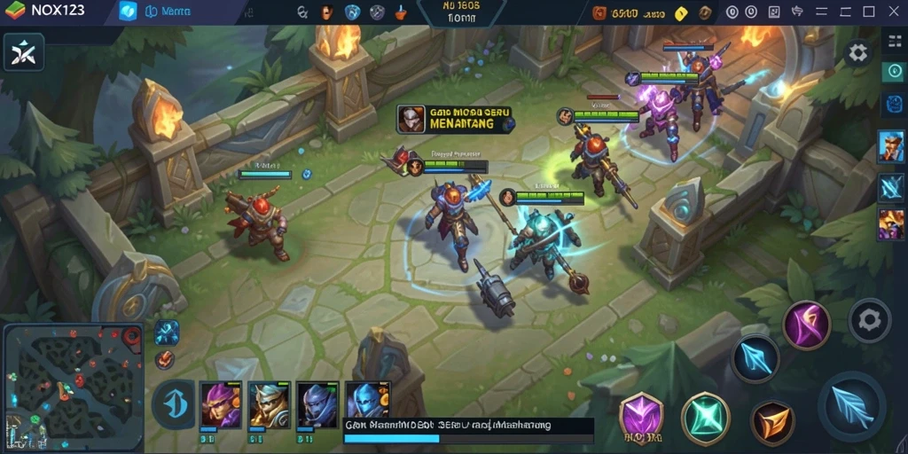 Gameplay seru dan menegangkan di arena MOBA