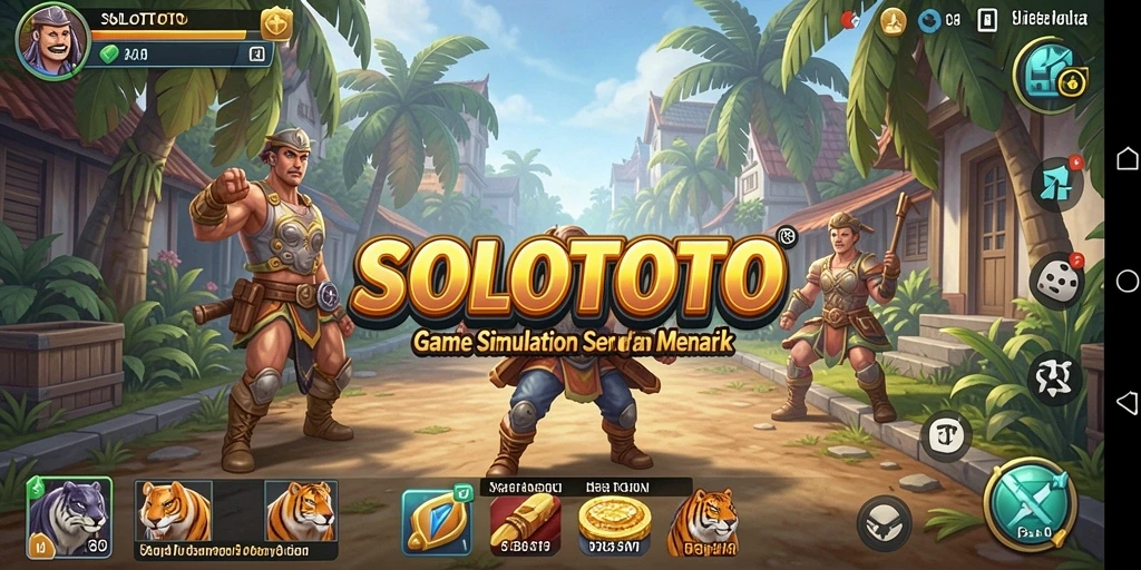 Screenshot gameplay SOLOTOTO menampilkan momen seru dalam permainan.