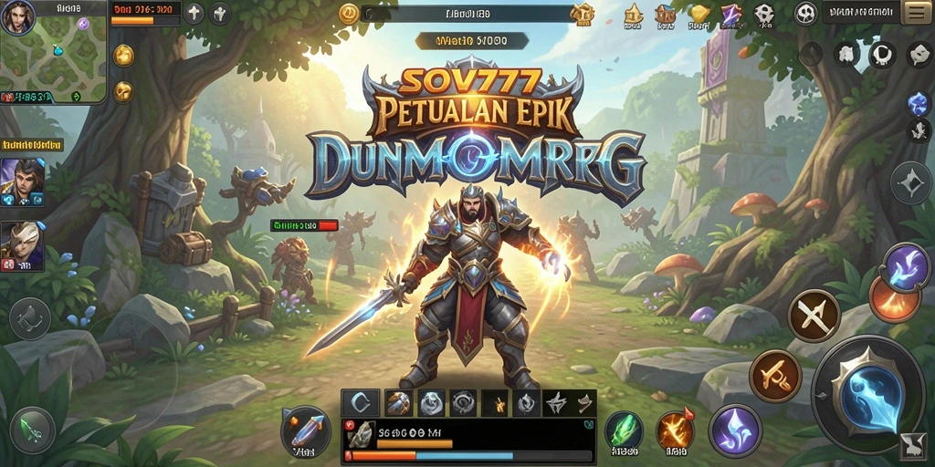 Tangkapan gambar dari gameplay SOV777 yang menampilkan pertarungan epik.